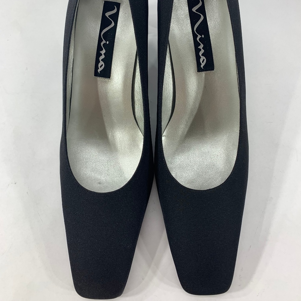NINA Vintage Black Classic Pumps Size 10